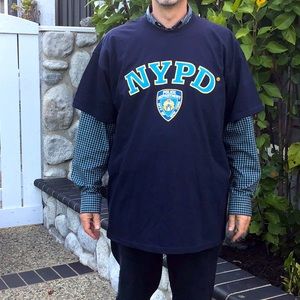Unisex NYPD blue t-shirt men & women NWT 2XL